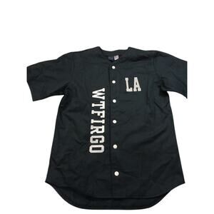 Freshjive Men's WTFIRGO Los Angeles Embroidered Logo Jersy SZ M Made In USA